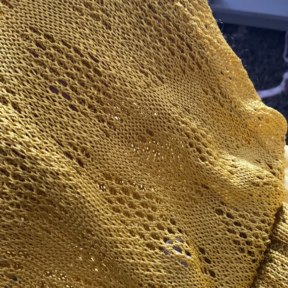 Forever 21 NWT Contemporary Knit Lon Citron Midi Dress Size Medium - Picture 10 of 13